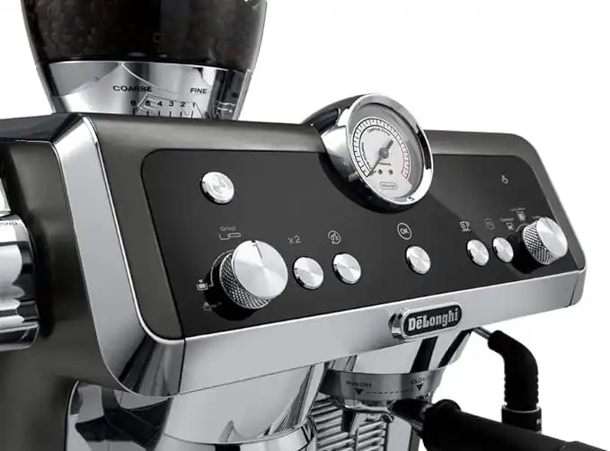 Delonghi Espresso Coffee Maker, 1450 Watt, Black - EC9335-BK international warranty