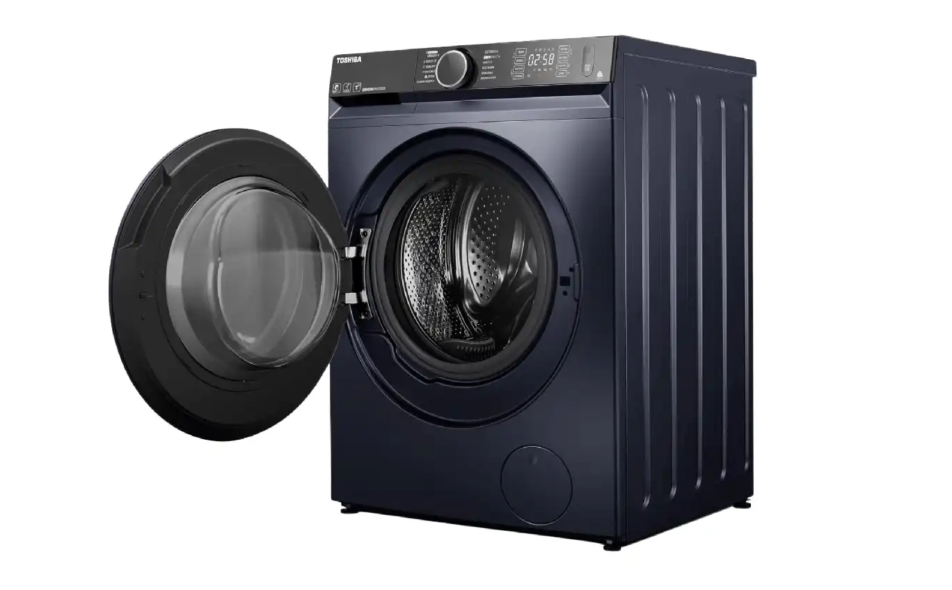 TOSHIBA Washing Machine 12 Kg + 8 Kg, Dryer 1400 RPM, Inverter, Morandi Grey / Midea - TWD-BM130GF4EG(MK)