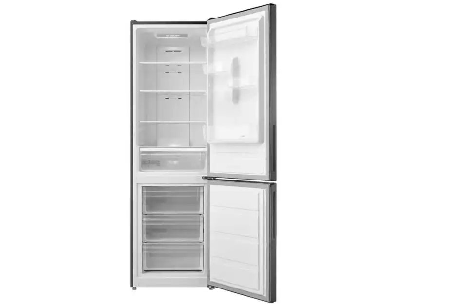Midea Combi Refrigerator, No Frost, 310 Liters, 2 Doors, Digital, Silver - MDRB424FGN46