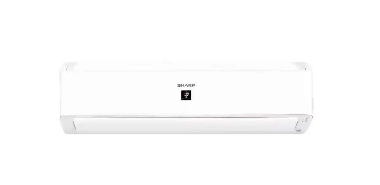 SHARP Split Air Conditioner, 3 HP, Cool Digital, Plasmacluster, White - AH-AP24ZHE