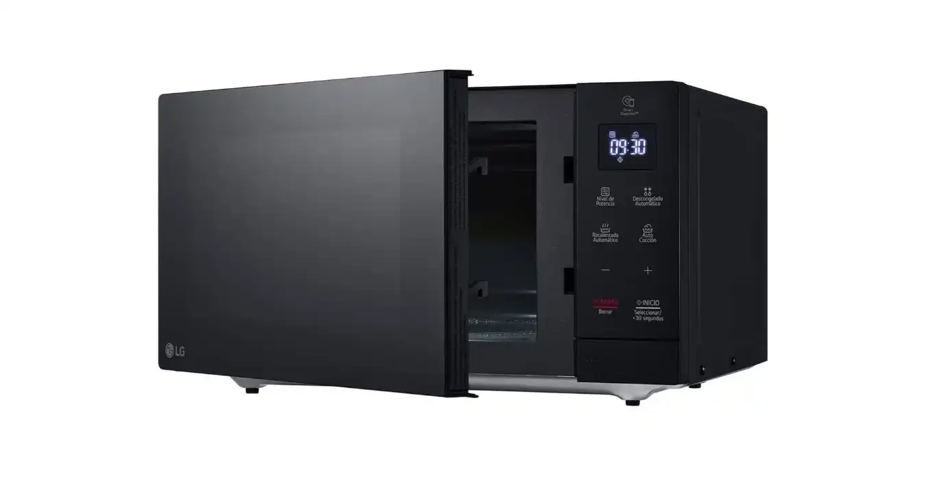 ميكرويف ال جي نيو شيف بدون شواية، 30 لتر، اسود - MS3032JAS