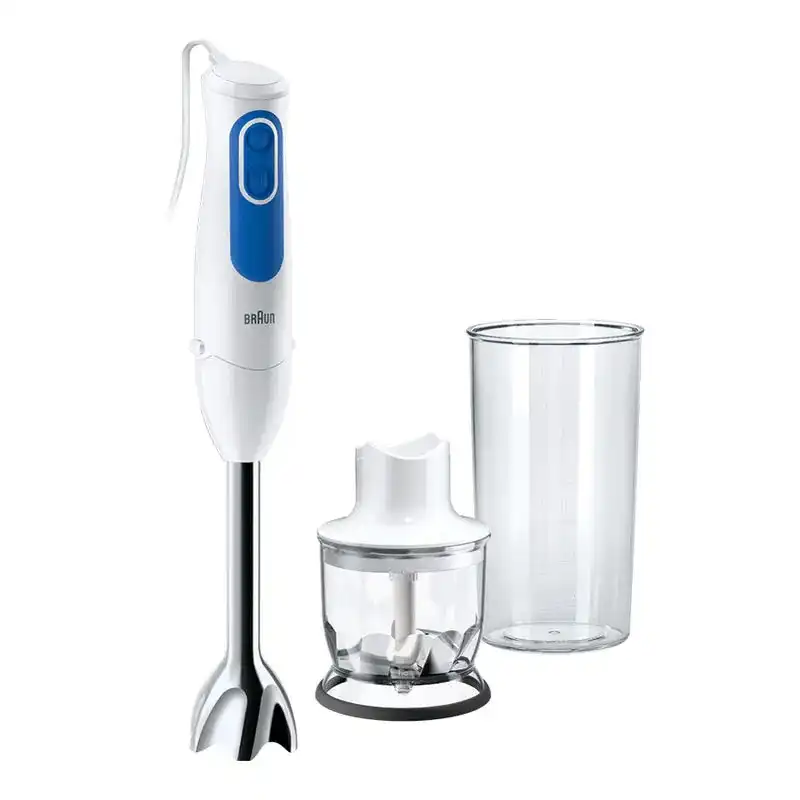 Braun MultiQuick 3 Hand Blender, White/Blue – MQ 3020 Pesto