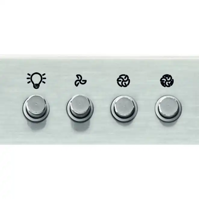 Ariston Built-In Visor Hood, 60 cm, Stainless Steel - ASLT 65 LS X