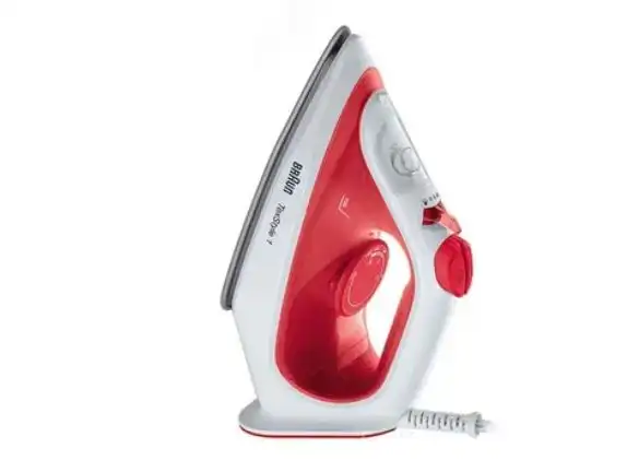 مكواة بخار براون TexStyle 1، 1900 وات، احمر وابيض - SI1019RD