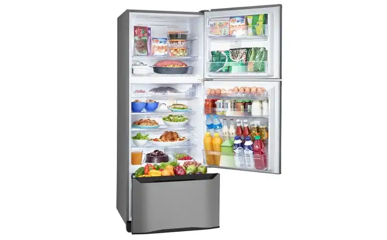 TORNADO Refrigerator, No Frost, 351 Liter, Stainless - RF-45FT-DST