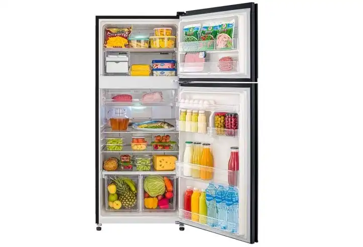 TORNADO Refrigerator Inverter, Digital, No Frost, 450 Liter, Black - RF-580ATV-BK