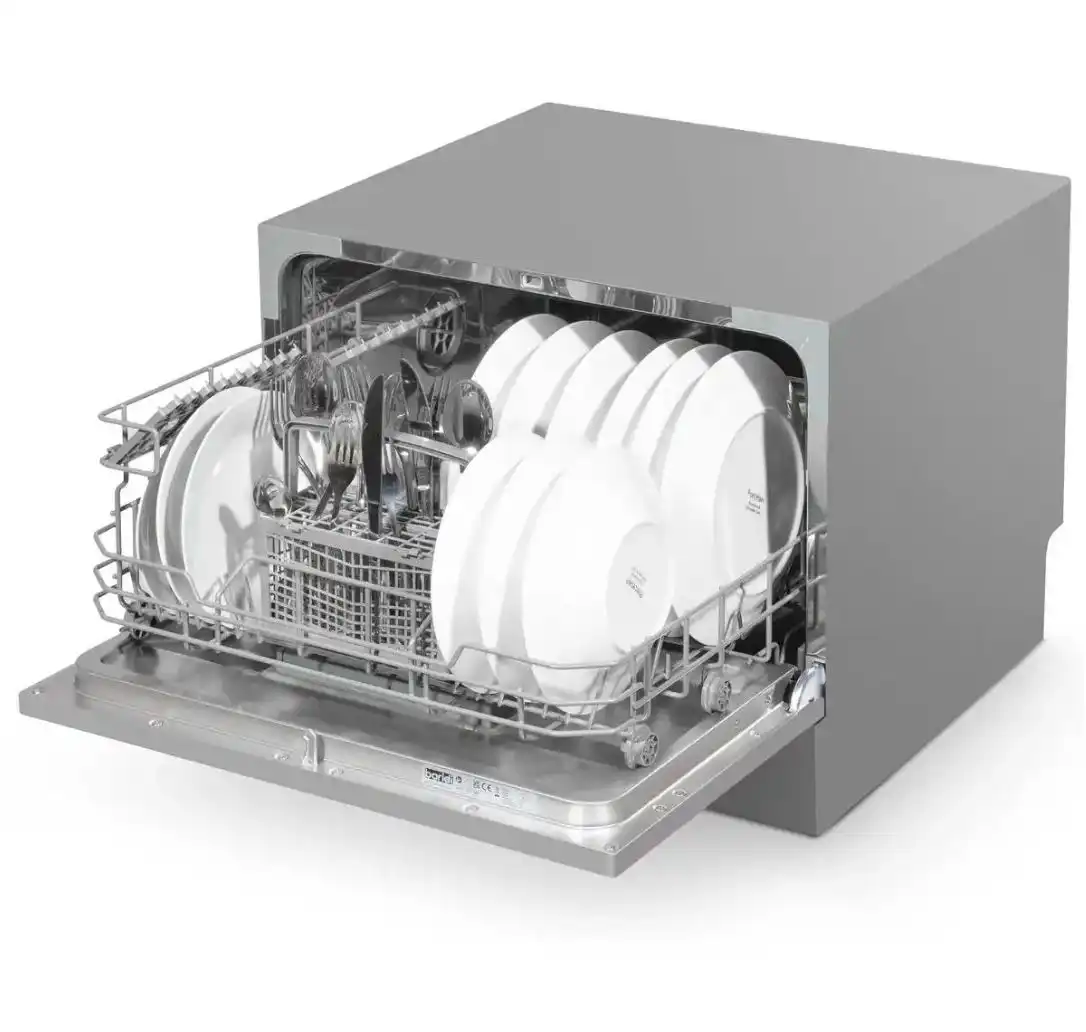 Kelvinator Freestanding Digital Dishwasher, 6 Place Settings, 60 cm, Silver- KDW6-3602E Silver