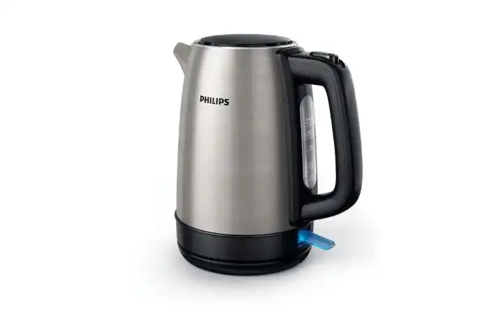 Philips Daily Collection Electric Kettle, 1.7 Liters, 2200 Watt, Stainless Steel- HD9350/90