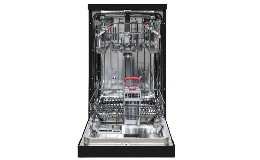 غسالة أطباق شارب، 10 أفراد، شاشة رقمية، 6 برامج،  45 سم، أسود - QW-V610-BK