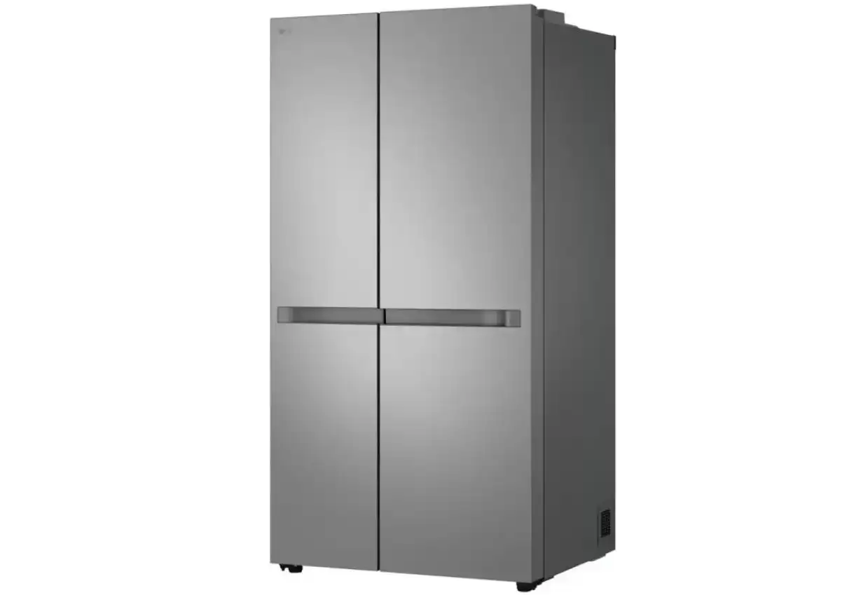 LG Side By Side Refrigerator, No Frost, 2 Doors, 664 Liters, Inverter Silver - GC-B257KLJW
