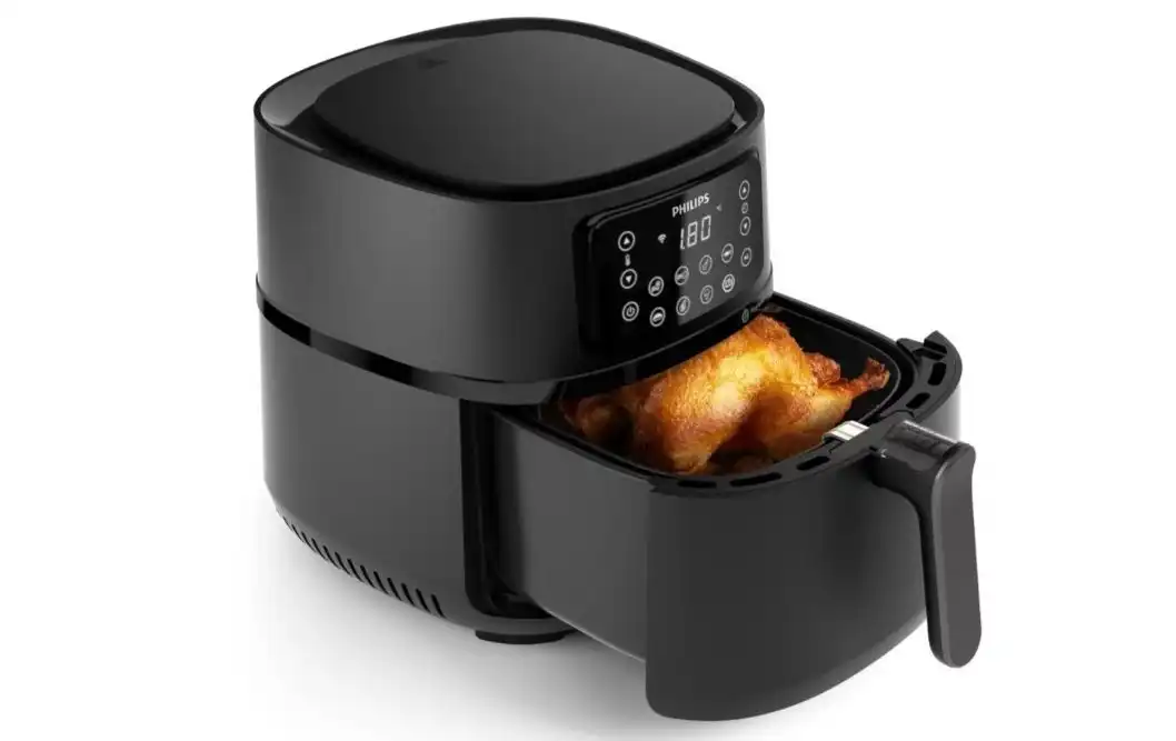Philips 5000 Series XXL Digital Air Fryer, 7.2 Liters, 2000W, Black - HD9285/93
