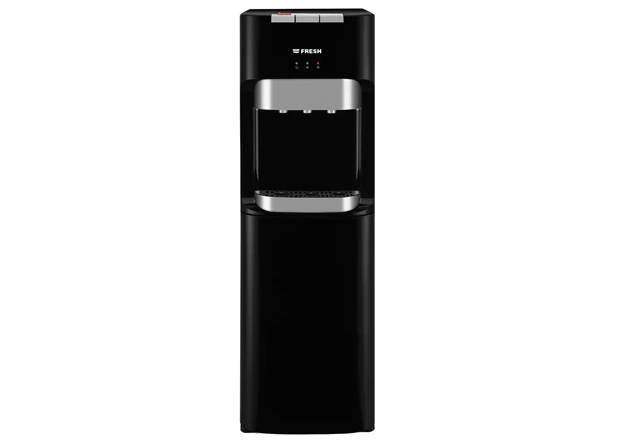 Fresh Water Dispenser, 3 Faucets, Bottom Loading, Black -  FW-16VBB
