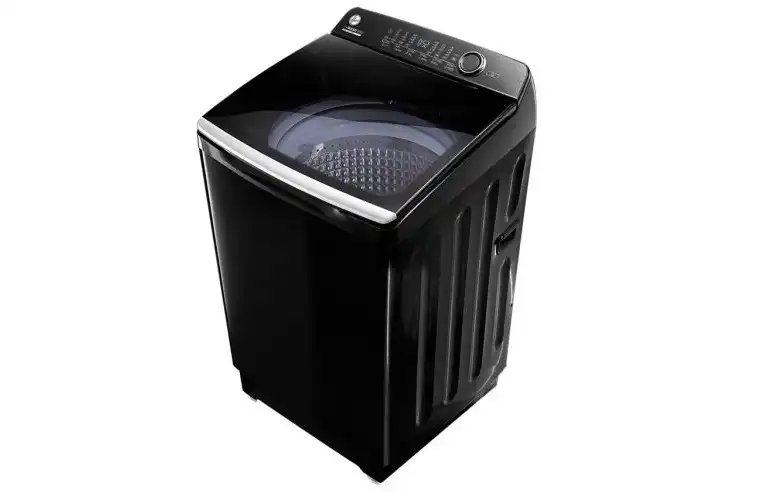 HOOVER Washing Machine, 12 Kg, DDM Inverter Pump, Black - HWH-TLD12DBK