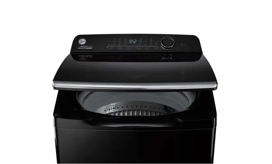 HOOVER Washing Machine, 14 Kg, DDM Inverter Pump, Black - HWH-TLD14DBK