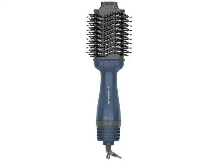 Rush Brush V3 Pro Electric Hair Brush, 1400 Watt - Navy Blue