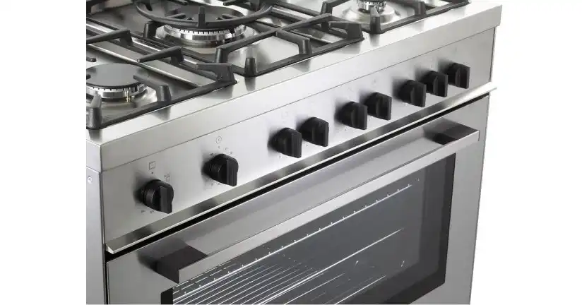 HOOVER Cooker 5 Gas Burners, 90 cm, Stainless - HGG95LPGEEGY2