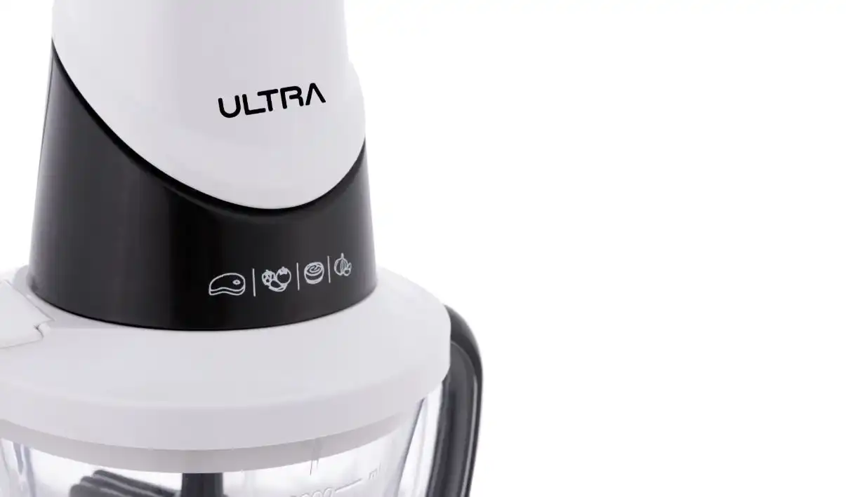 Ultra Chopper with Attachments, 500W, White - UCH150E1