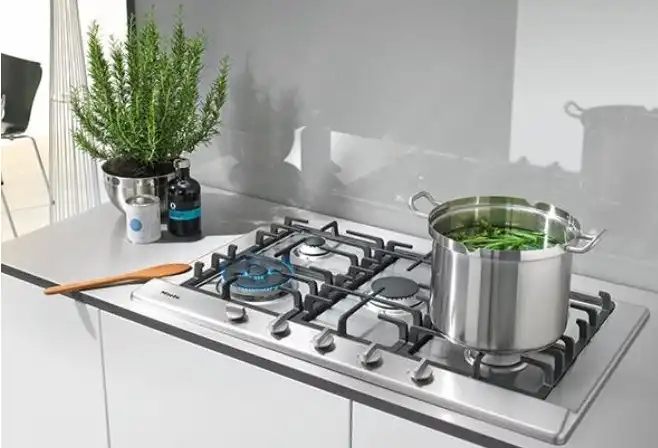 Miele Built-In Hob In Gas, 5 Burners, 90 cm, Black – KM2052