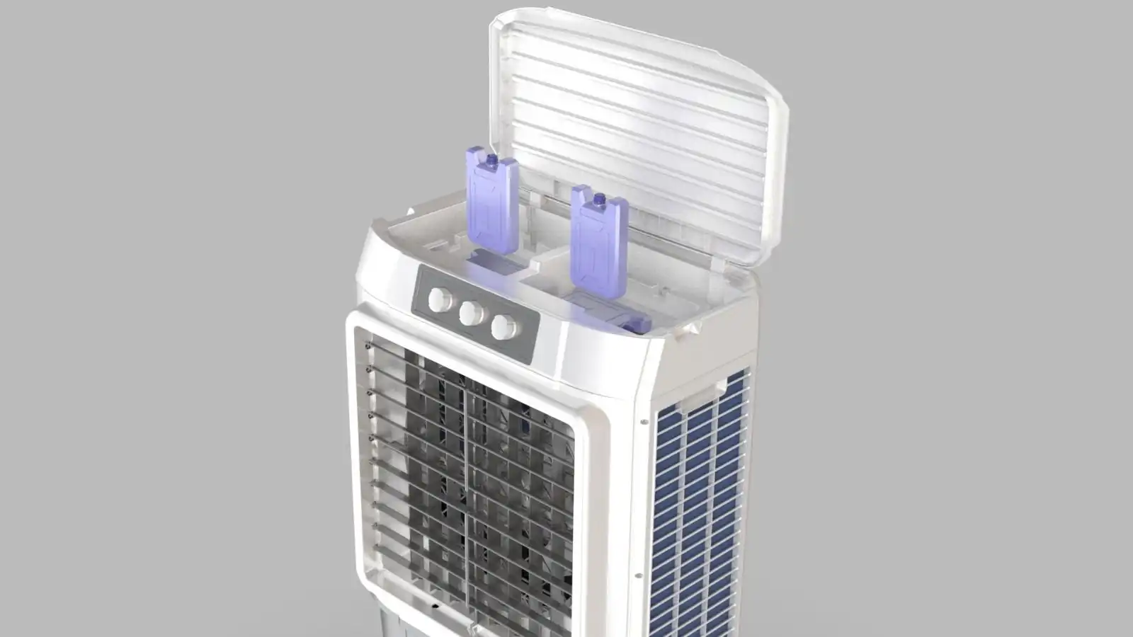 Fresh Air Cooler, Ice Chamber 100 L, White / Grey - 500015176