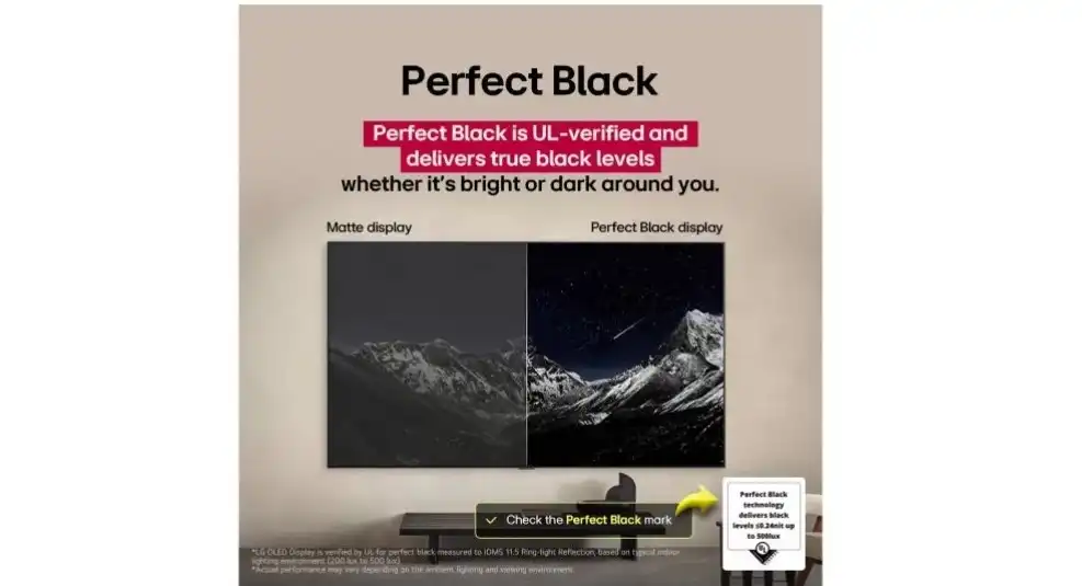 شاشة تلفزيون ال جي 77 بوصة سمارت OLED ايفو، بدقة 4K UHD، مع ماجيك ريموت، بريسيفر داخلي - OLED77C56LA