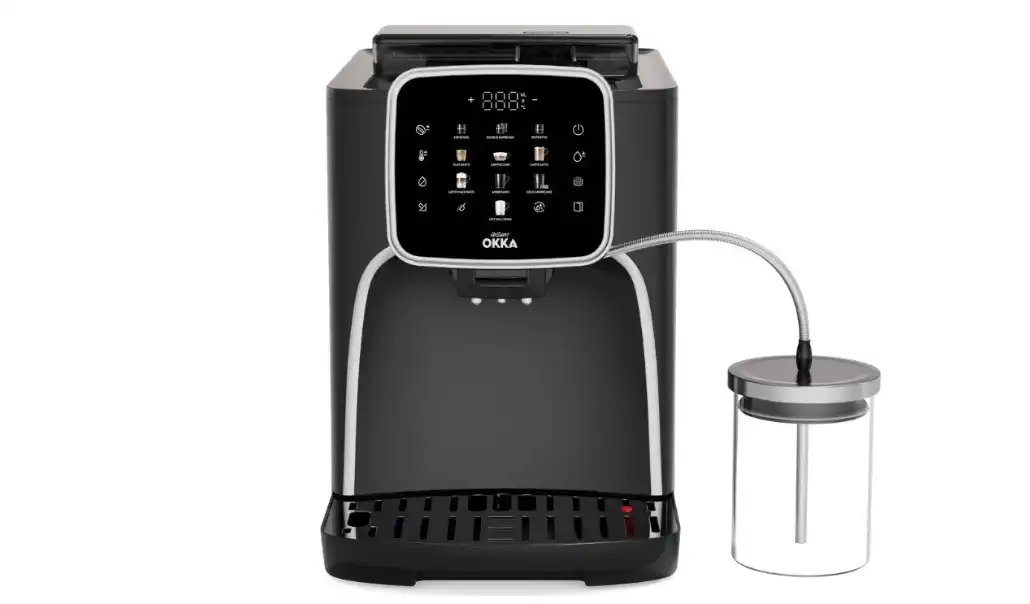 Arzum OKKA Pro M Fully Automatic Espresso Machine, 2 Cups, 1450 Watt, Black / Silver - OK0028-05