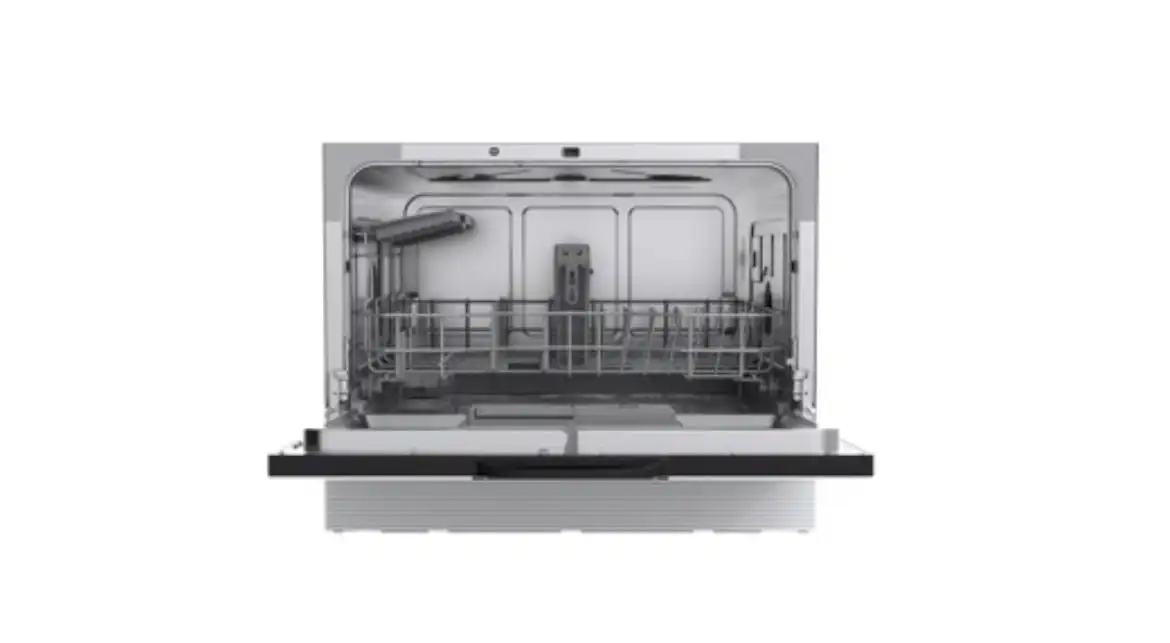 Kelvinator Table-Top Dishwasher, 6 Set, 7 Programs, Digital Touch Control, White - KDW6-3604W