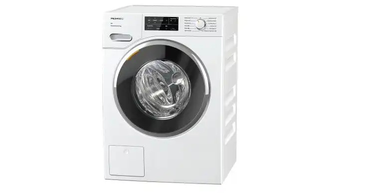 غسالة ملابس ميلا، 9 كيلو بالبخار 1400 لفة، أبيض - WWG360 WCS PWash