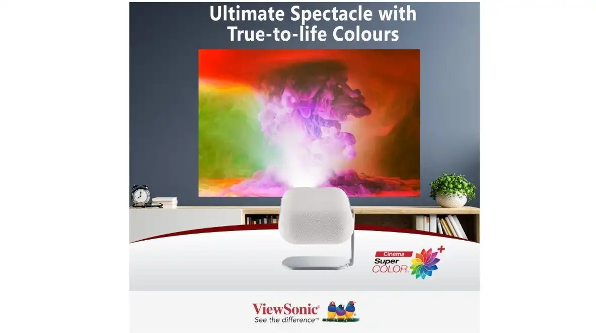 بروجيكتور LED فيوسونيك M1 برو ليد، دقة 1280×720، ابيض - M1 Pro