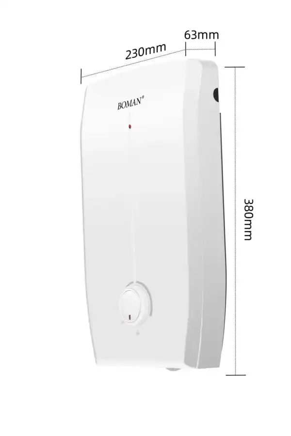 boman Instant Electric Water Heater, 11kW, white - GL7 W