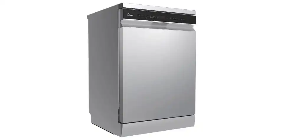 Midea Wi-Fi Digital Dishwasher, 14 Place Settings, 9 Programs, Stainless Steel - MDWEF1433D(SS)-WI-EG