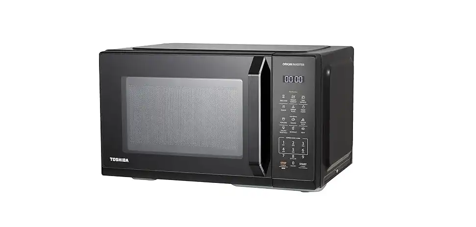 Toshiba Microwave, 25 Liter, 900-Watt, Inverter, Black - MW3-EM25PEI(BK)