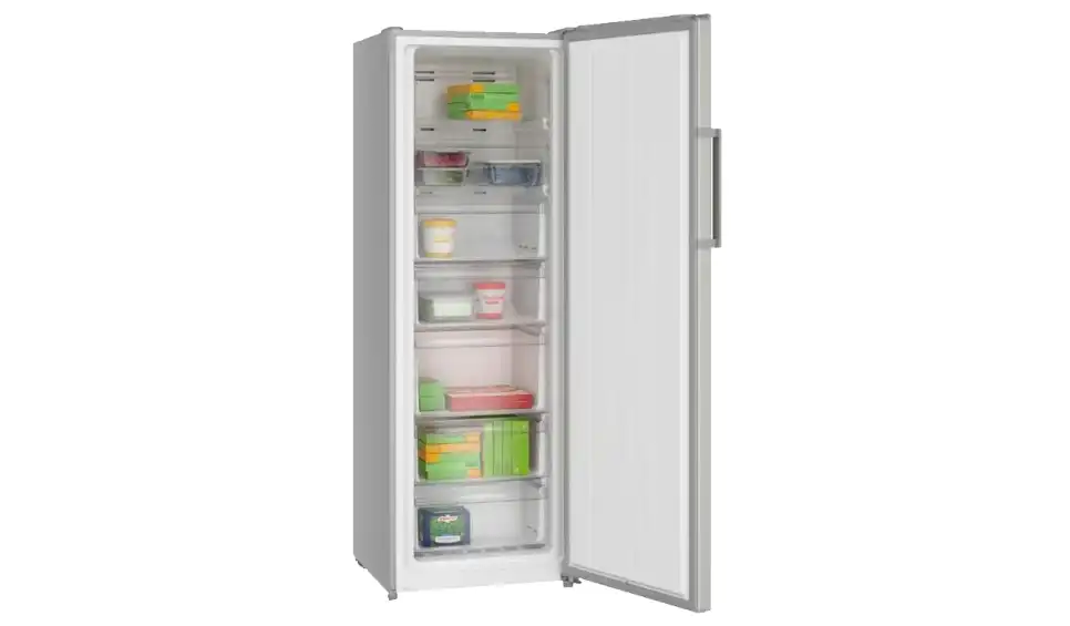 Bosch No Frost Upright Freezer, 5 Drawers, 2 Shelves, Digital Display, Silver - GGSN33ALEE8