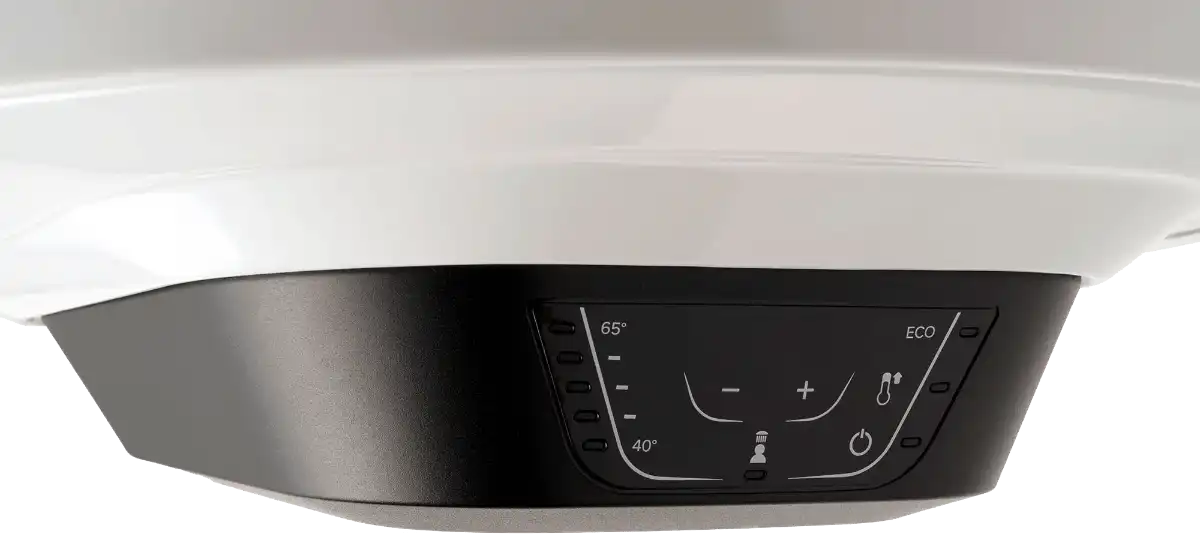 سخان مياه كهربائي اريستون موفر للطاقه، 80 لتر، ابيض - PRO1 ECO 80 V