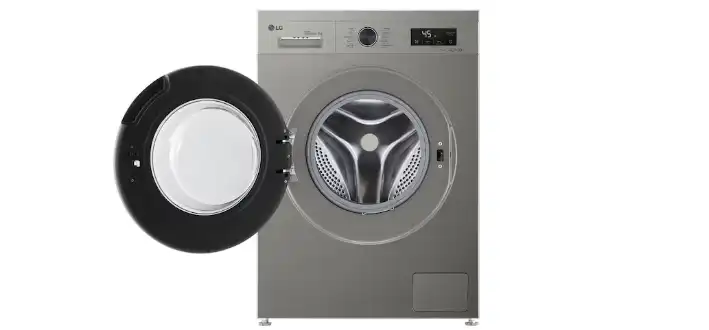 LG Washing Machine, 9Kg, 1400 RPM, ThinQ (Wi-Fi), Silver - F4Y2VYGYP
