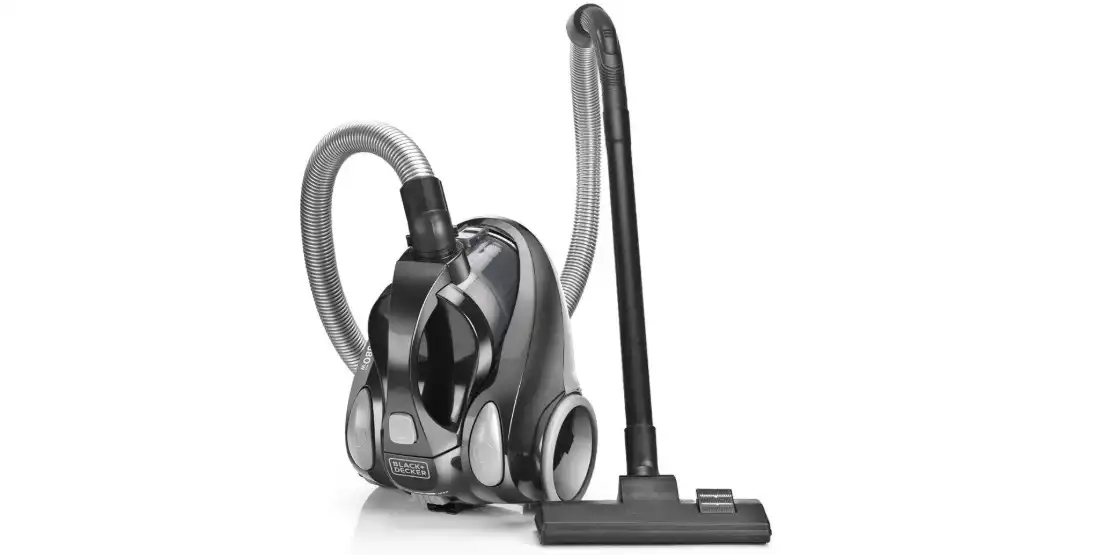 Black & Decker Wet & Dry Drum Vacuum Cleaner, 1380W, 1.6 L, Grey / Black - VM1450