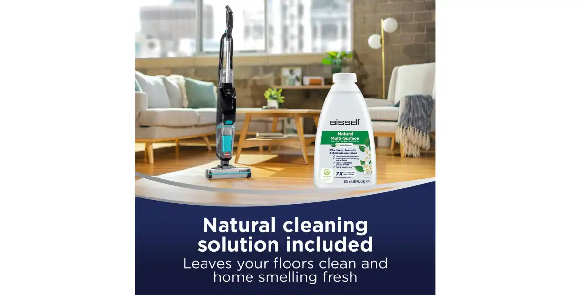 Bissell CrossWave HF2 Wet & Dry Hard Floor Vacuum Cleaner, 420W, Black - 3845E