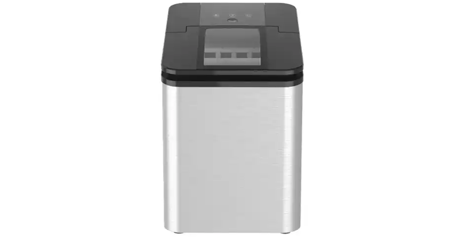 Bergen Ice Maker, 1.8 L, 0.6 kg Ice Storage Capacity, Self-Cleaning Function, Silver - IC1206S