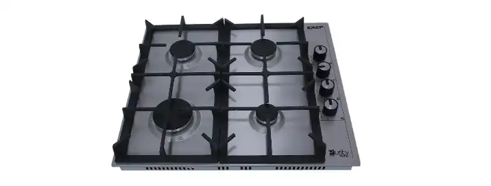 Bundel of Purity Built-In Oven with Grill, 60 cm, Gas, 65 Liters, Black / Silver - OPT601GG + Gas Hob, 4 Burners, Heavy Duty Grids, 60 Cm, Silver - HPT602S + purity Classico Hood, 3 speed, 60
