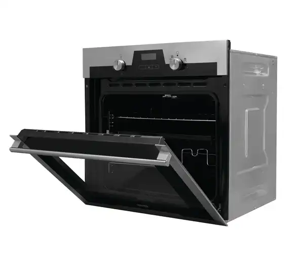 Hans Built-In Gas Oven Gas with Grill and Cooling Fan, 67 Liter, 60 cm, Stainless Steel / Black - HANS OGO202 U.S