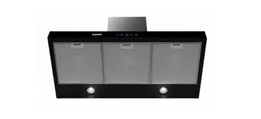 شفاط بلت ان هانز، 3 سرعات، فلتر ألومنيوم، 90 سم، اسود - ST-90-1000-BLACK