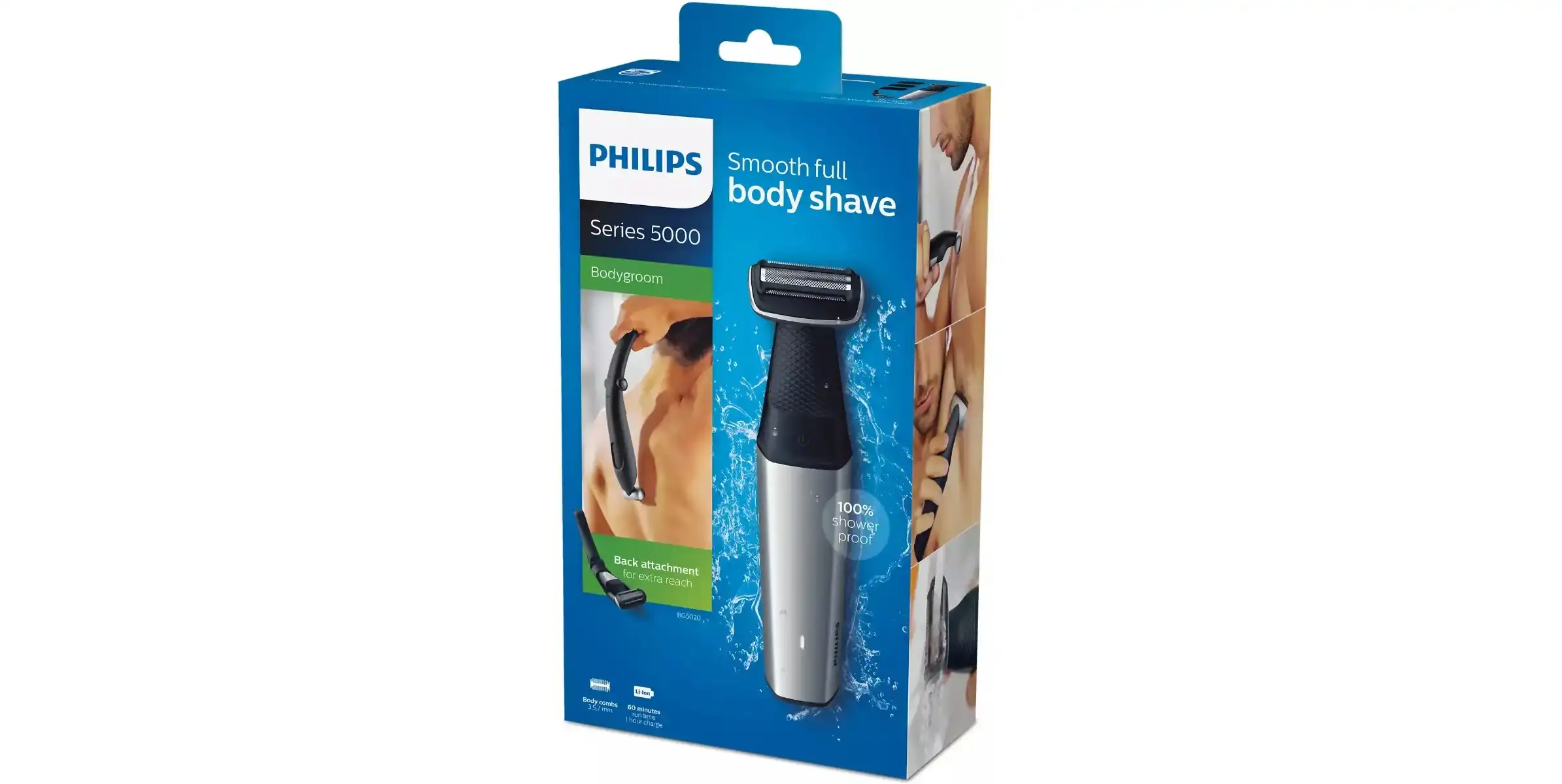 Philips Electric Shaver Wet & Dry Silver Black - BG5020-15