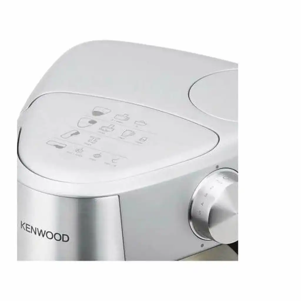 KENWOOD Kitchen Machine, 1000W with 4.3L Stainless Steel Bowl, K-Beater, Whisk, Dough Hook, Blender, Silver - KHC29.A0SI
