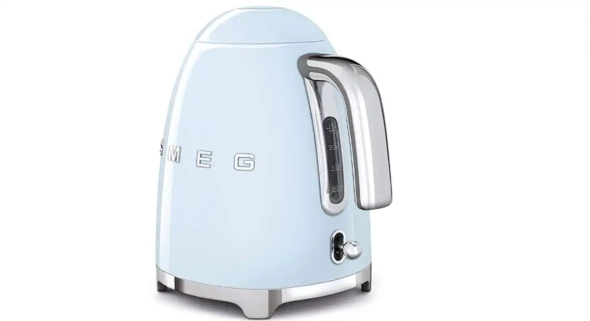 Smeg Electric Kettle, 1,7 L, 3000 W, Pastel Blue - KLF03