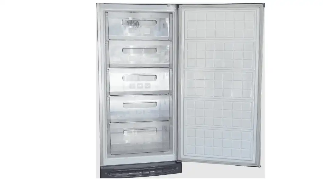 Alaska Upright Freezer, No Frost, 5 Drawers, Digital, Black -  UP180NF Digital Black