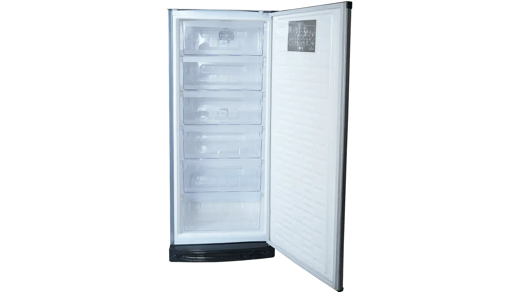 فريزر رأسى ألاسكا، 6 درج، نوفروست، ديچيتال، فضي - UP200NF Digital Silver