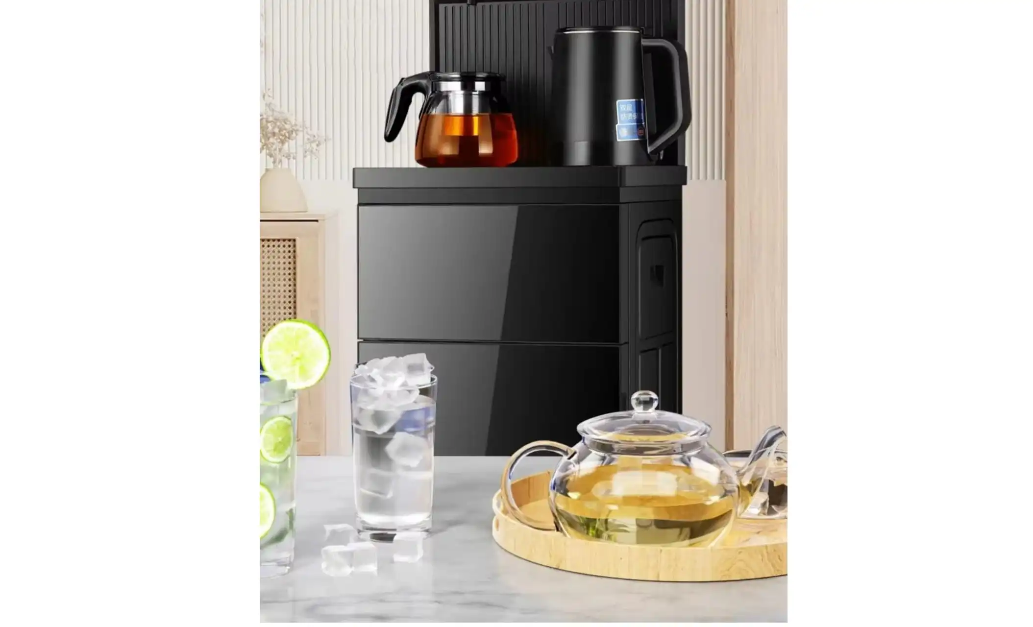 C-MAX Water Cooler with Tea Maker with Digital Touch Panel, Bottom Loading Electric Kettle, Multi-Color C-MAX AFK-1865