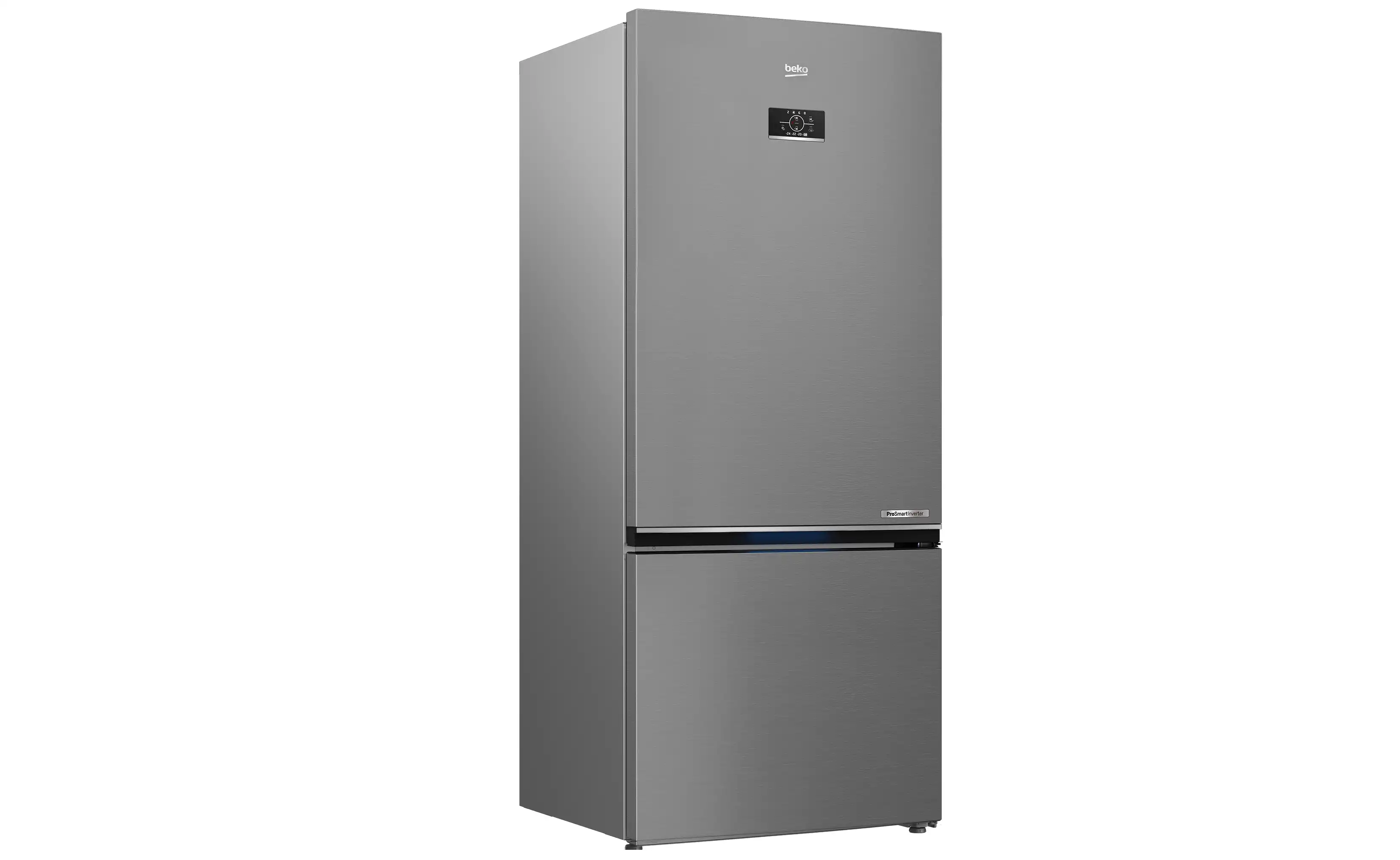 Beko Refrigerator Combi, No Frost 590 L, Touch Digital Display, Inverter, Silver - RCNE590E35ZXP2