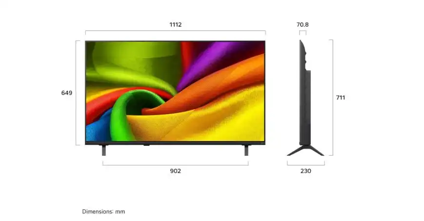 LG 50 Inch NANO 4K UHD AI NU84 Smart TV, Magic Remote, Built-In Receiver - 50NU840B6LA