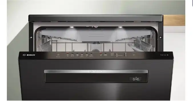 Bosch Series 6 Digital Dishwasher, 14 Place Settings, 6 Programs, Inox - SMP6EMC00V