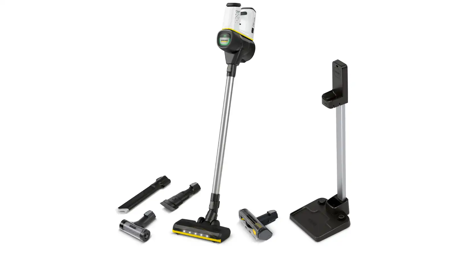 Bundle of karcher -Battery-power vacuum cleaner Cordless - VC 6 + Portable Vacuum Cleaner, 70W, White - CVH2